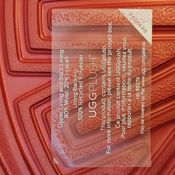 NWOB UGG Neumel Suede Lace-Up Round Toe Chukka Boot Men's US 6 Women's US 7 Red - Picture 13 of 17